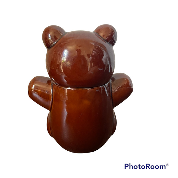 Aramis Brown Bear Cookie Jar Glossy Finish - Picture 5 of 6